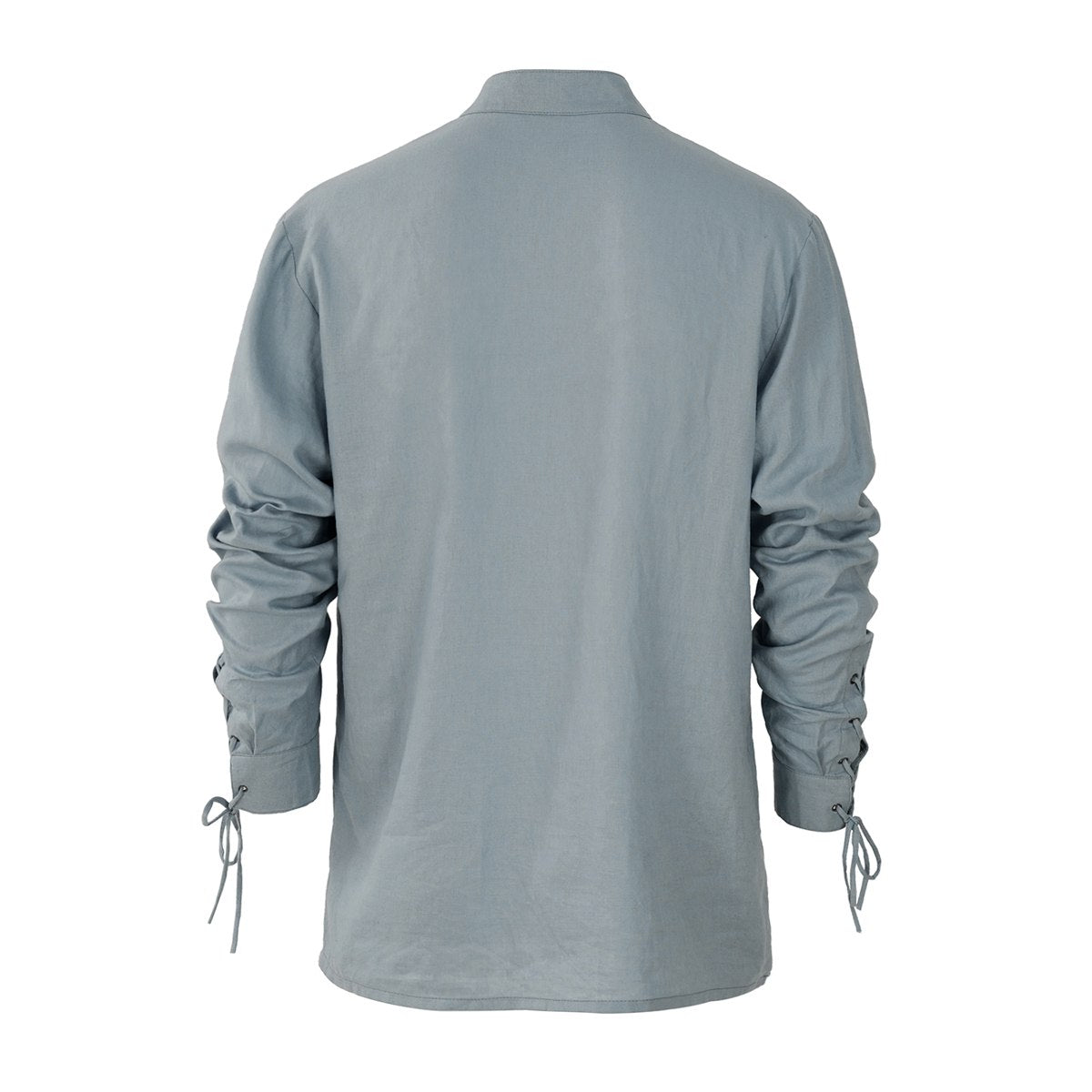 Medieval Pirate Viking Shirt Renaissance Linen Long Sleeve Lace Up Top