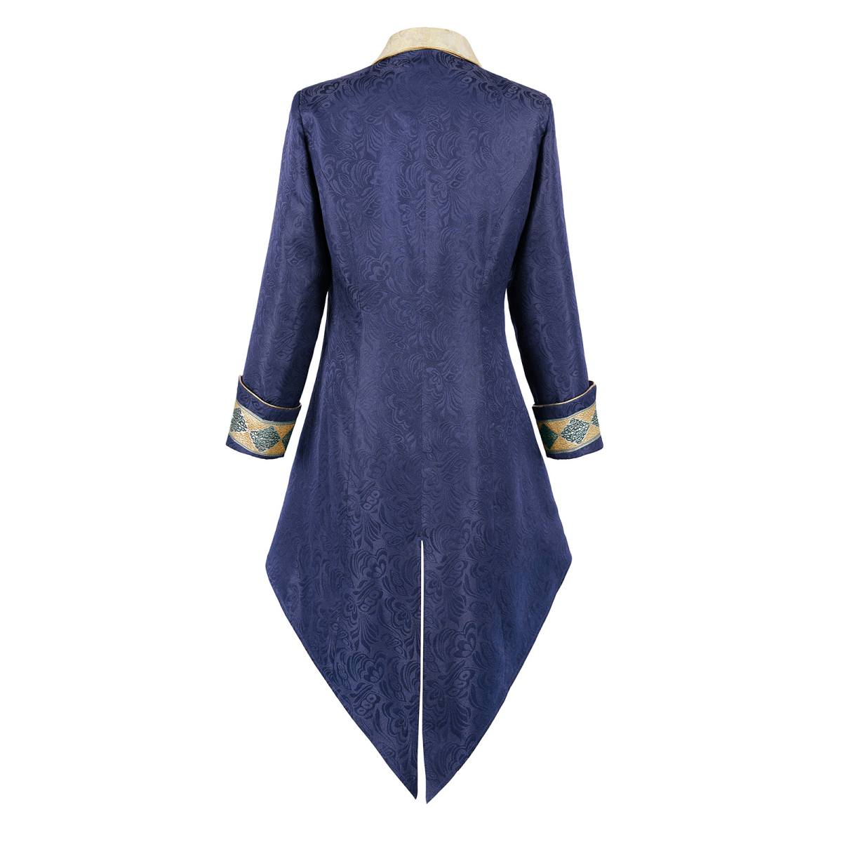 Mens Medieval Steampunk Jacket Pirate Tailcoat Gothic Vintage Coat