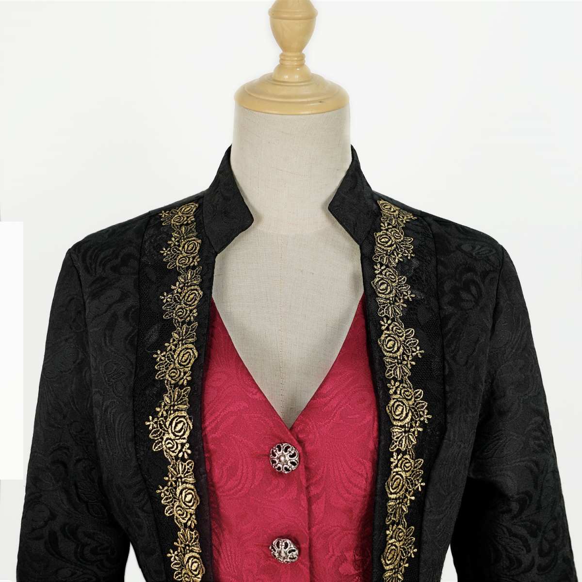 Adult Renaissance Gothic Jacket Womens Vintage Medieval Coat