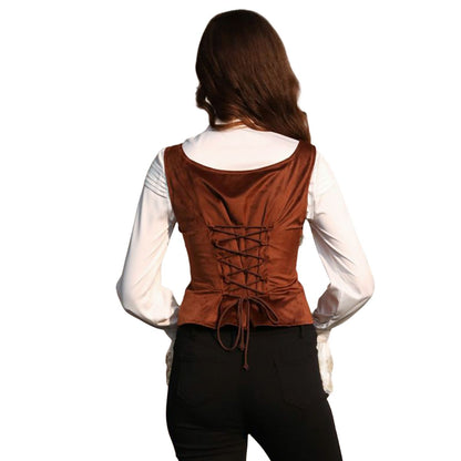 Adult Renaissance Pirate Outfits Womens Medieval Costume Set