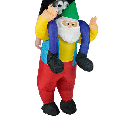 Adult Santa Claus Outfit Christmas Inflatable Costume