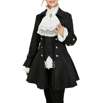 Womens Medieval Gothic Jacket Adult Vintage Pirate Coat