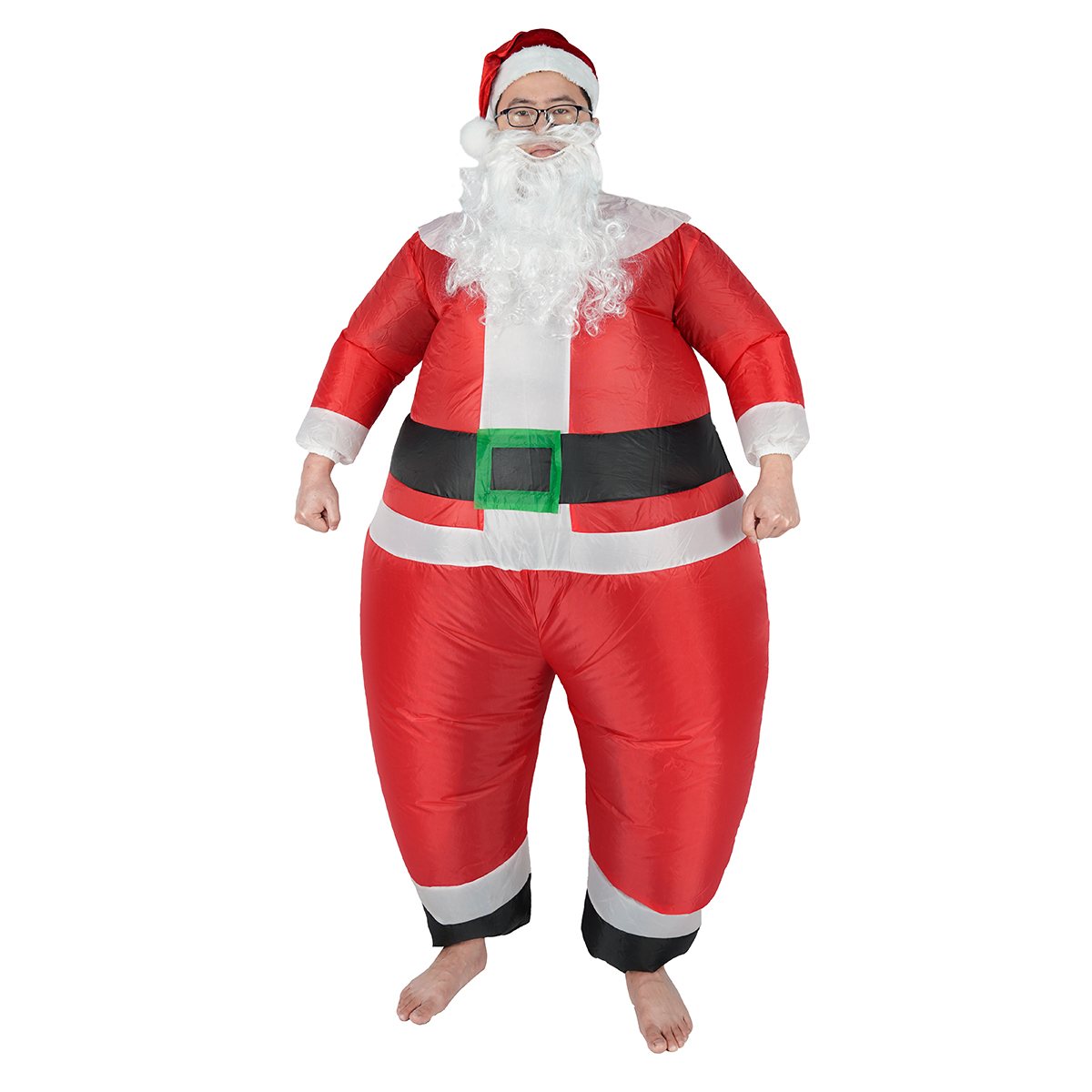 Christmas Inflatable Costume Adult Santa Claus Suit