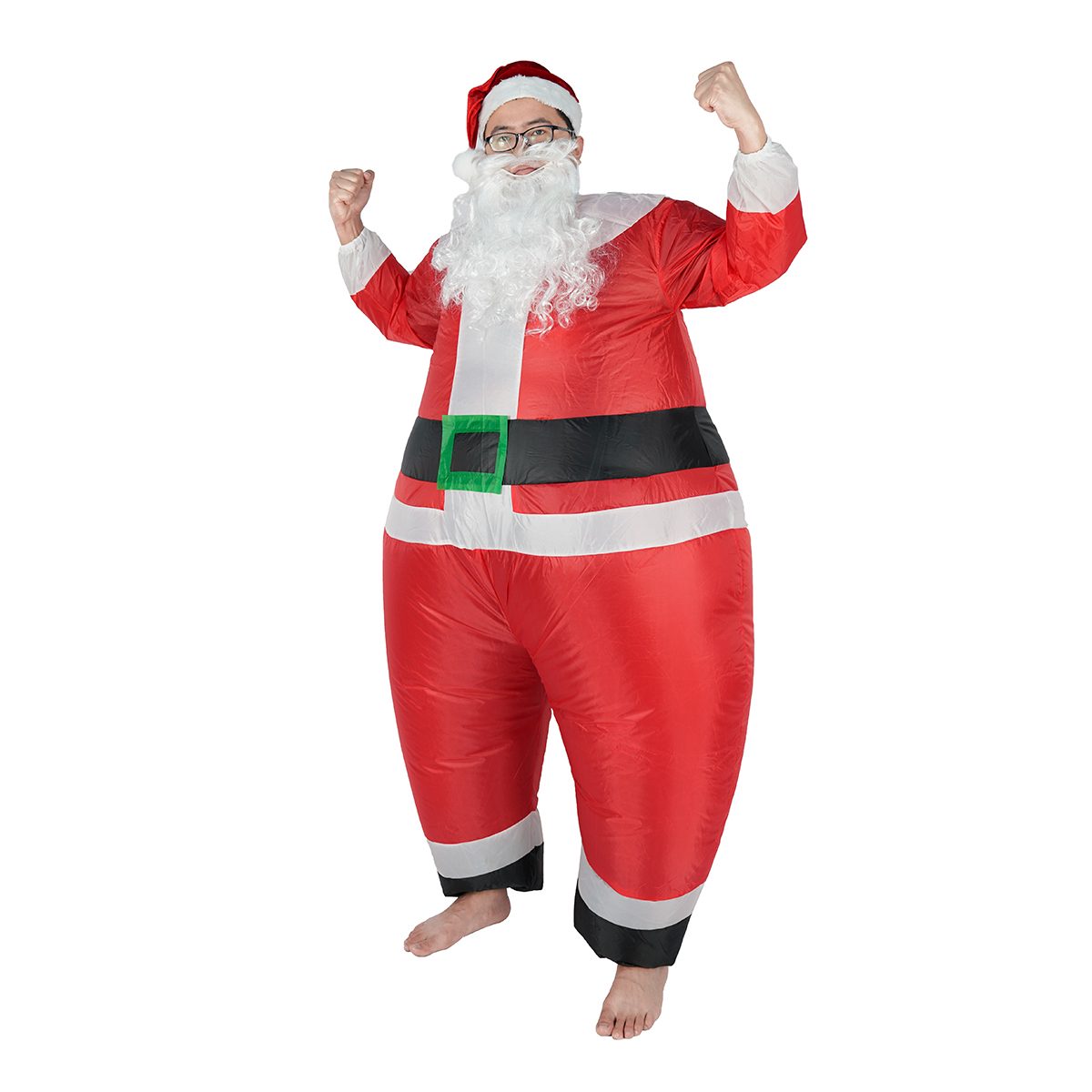 Christmas Inflatable Costume Adult Santa Claus Suit