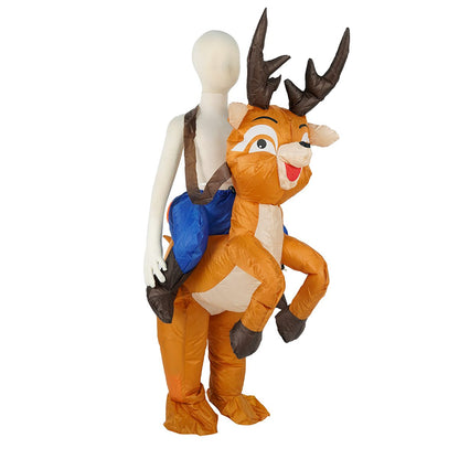 Kids Funy Elk Suit Christmas Inflatable Costume