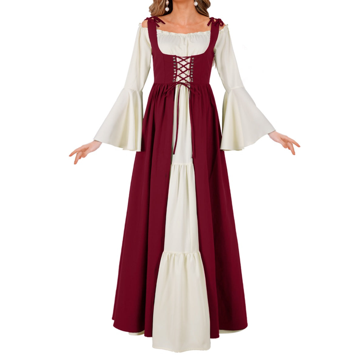 Medieval Renaissance Dress Womens Victorian Halloween Costume