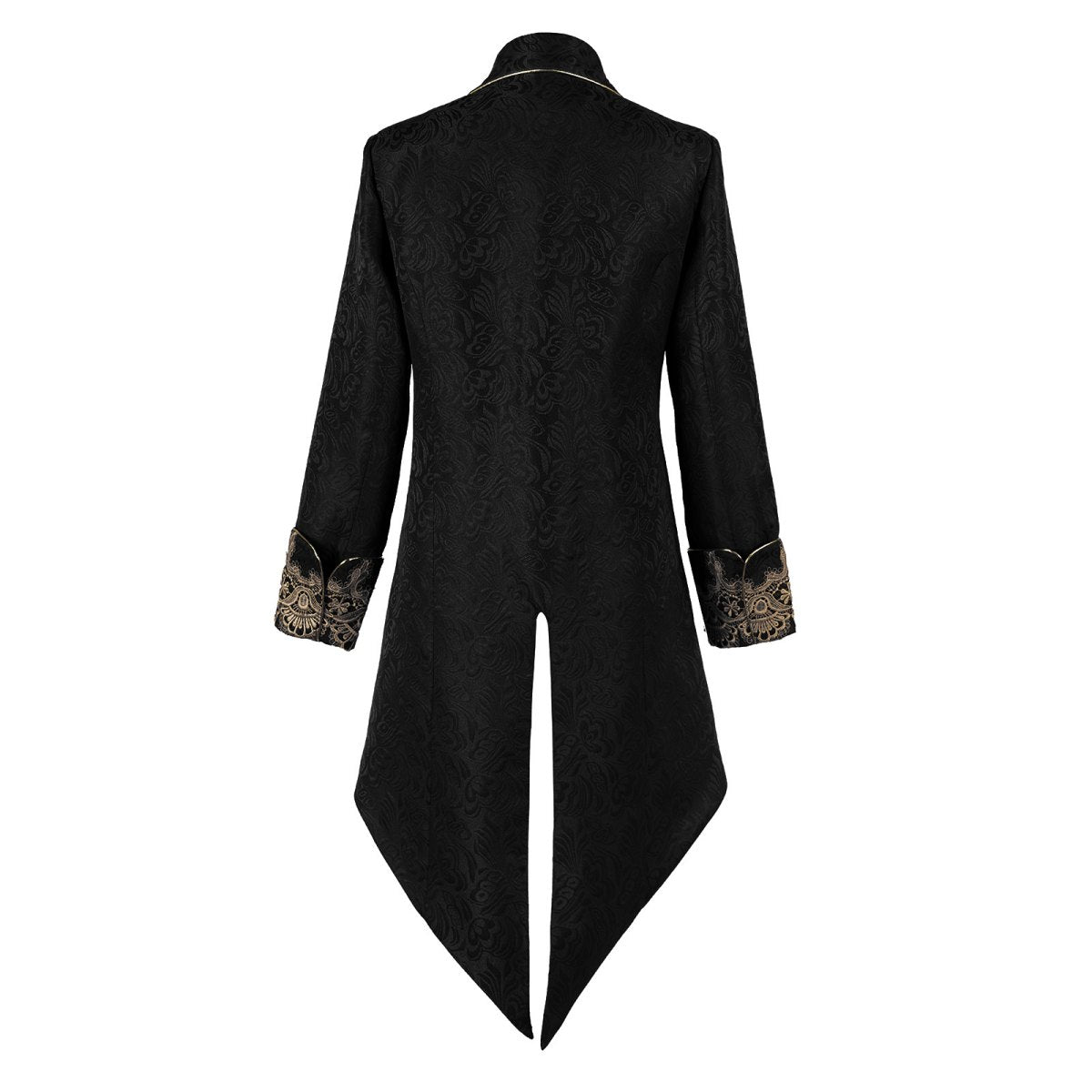 Adult Embroidered Medieval Tailcoat Jacket Mens Vintage Gothic Steampunk Coat