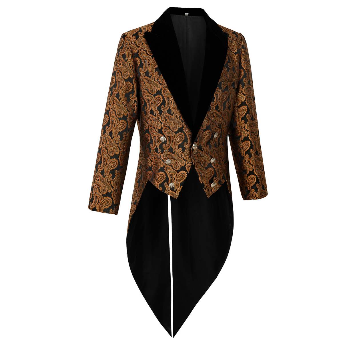 Mens Medieval Embroidered Tailcoat Jacket