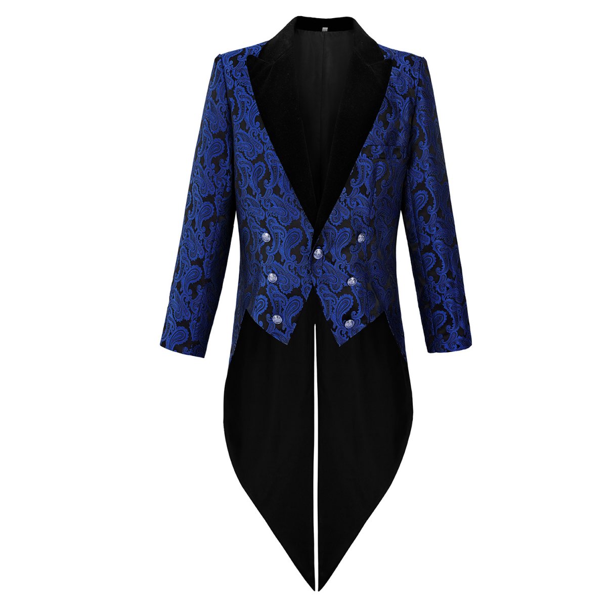 Mens Medieval Embroidered Tailcoat Jacket