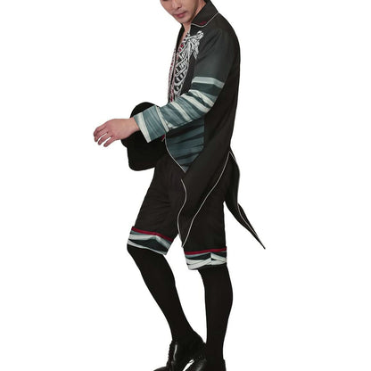 Mens Retro Medieval Costume Tailcoat Set