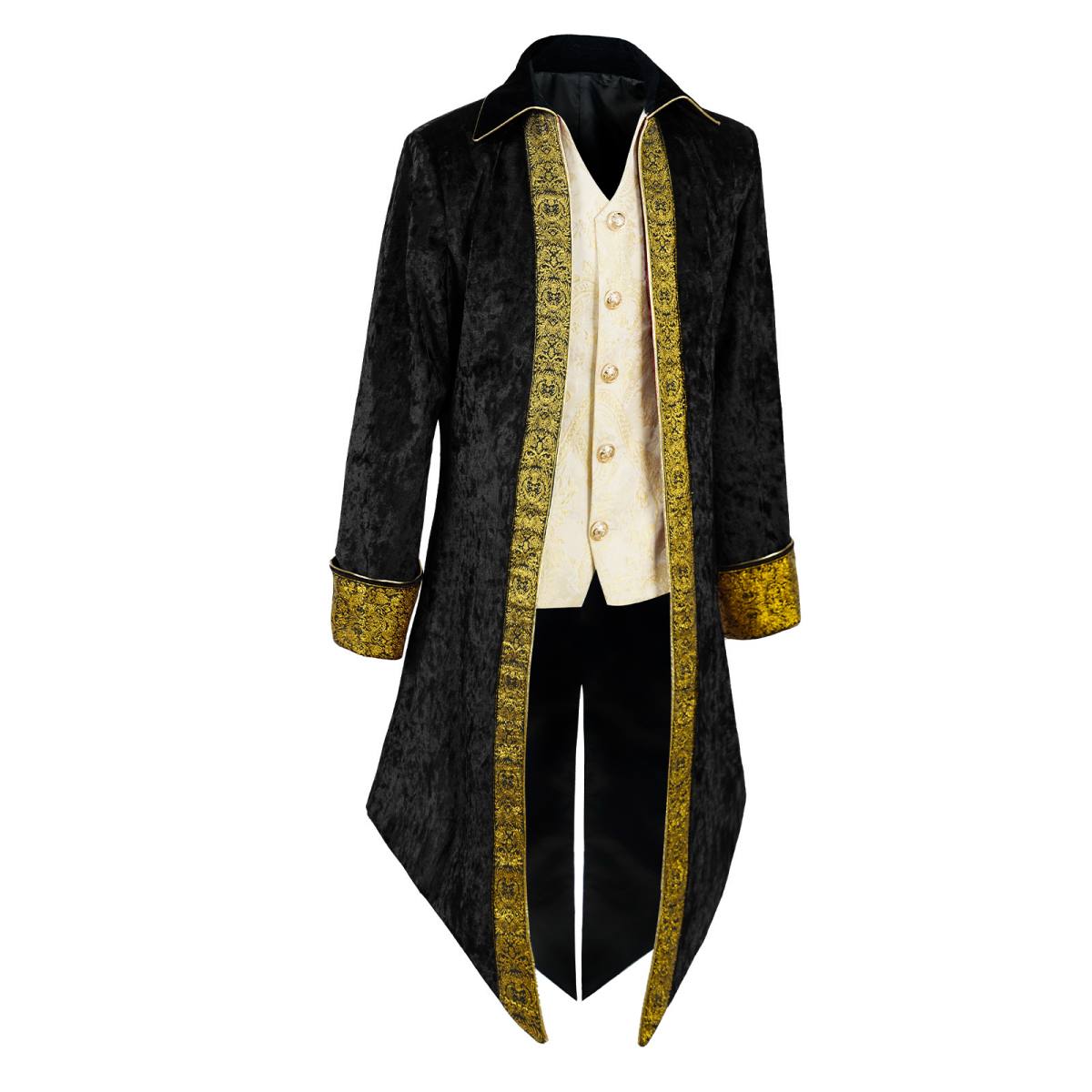 Medieval Renaissance Pirate Tuxedo Mens Vampire Gothic Costume