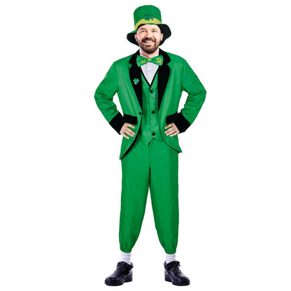 St Patricks Day Outfit Mens Leprechaun Costumes Green Irish Clothing