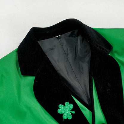 St Patricks Day Outfit Mens Leprechaun Costumes Green Irish Clothing