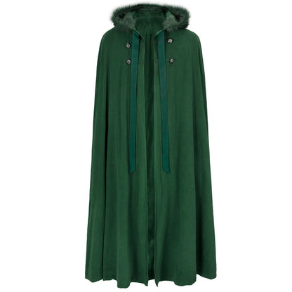 Unisex Steampunk Cloak Victorian Knight Cape Medieval Costume