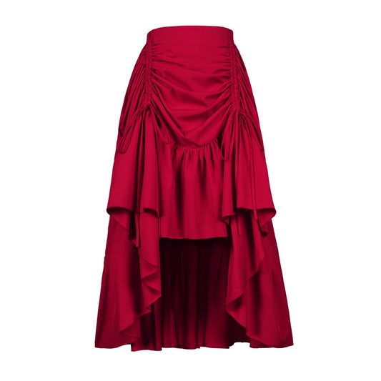 Adult Renaissance Skirt Women Vintage Victorian Medieval Dress