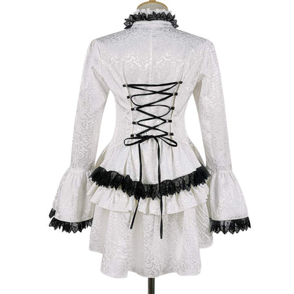 Victorian Pirate Shirt Womens Medieval Long Sleeve Gothic Costume