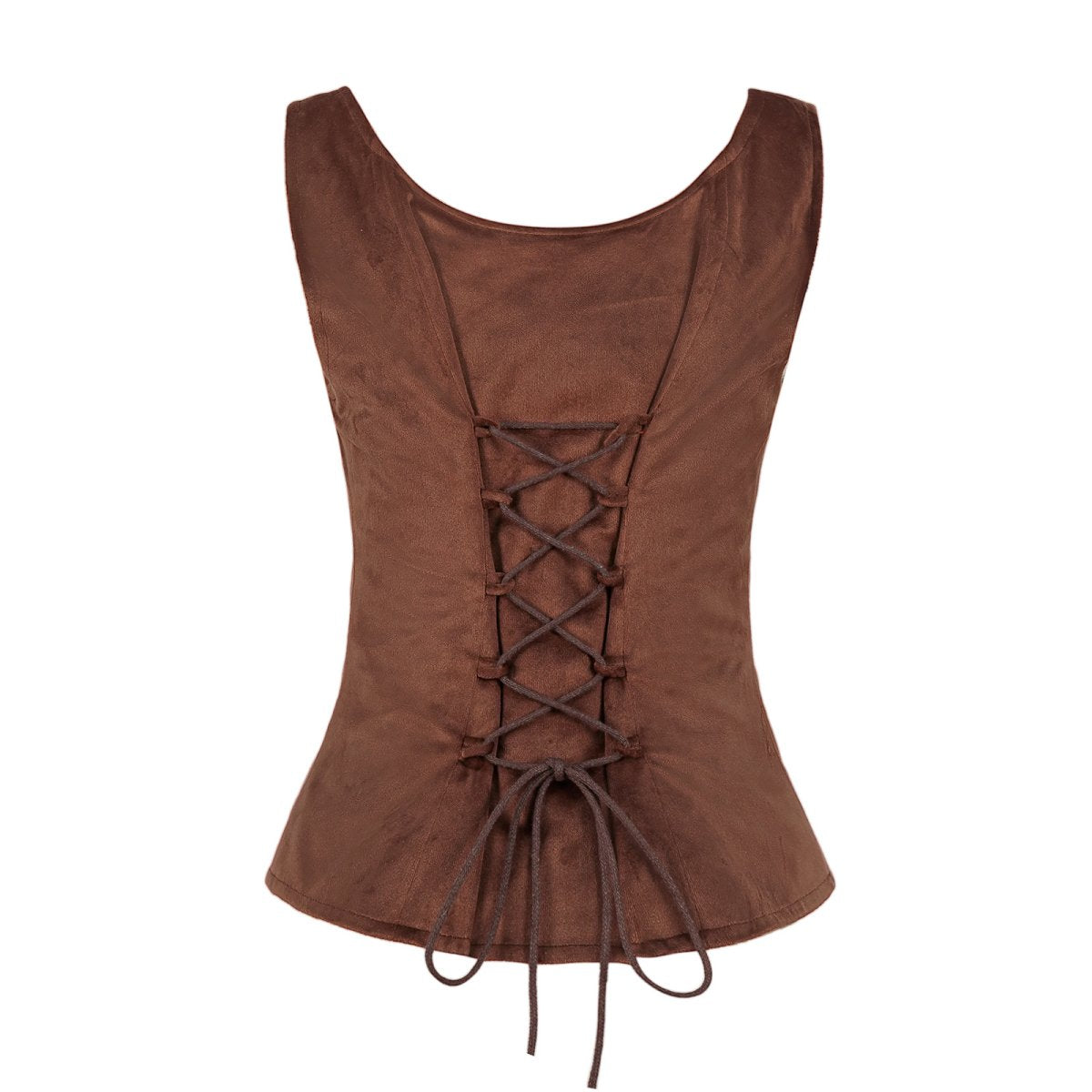 Womens Renaissance Pirate Vest Steampunk Medieval Costume Top