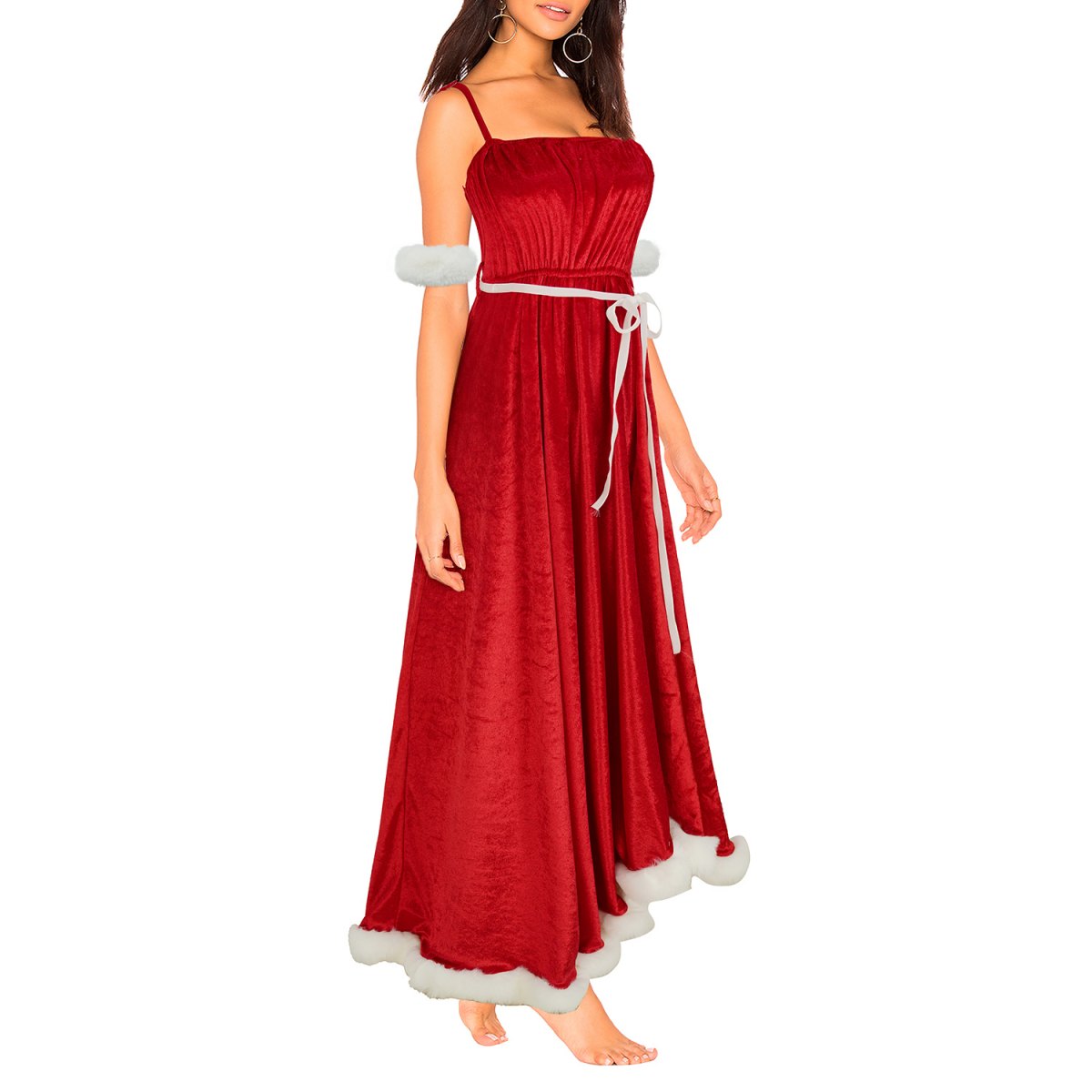 Womens Sling Pajamas Christmas Dress